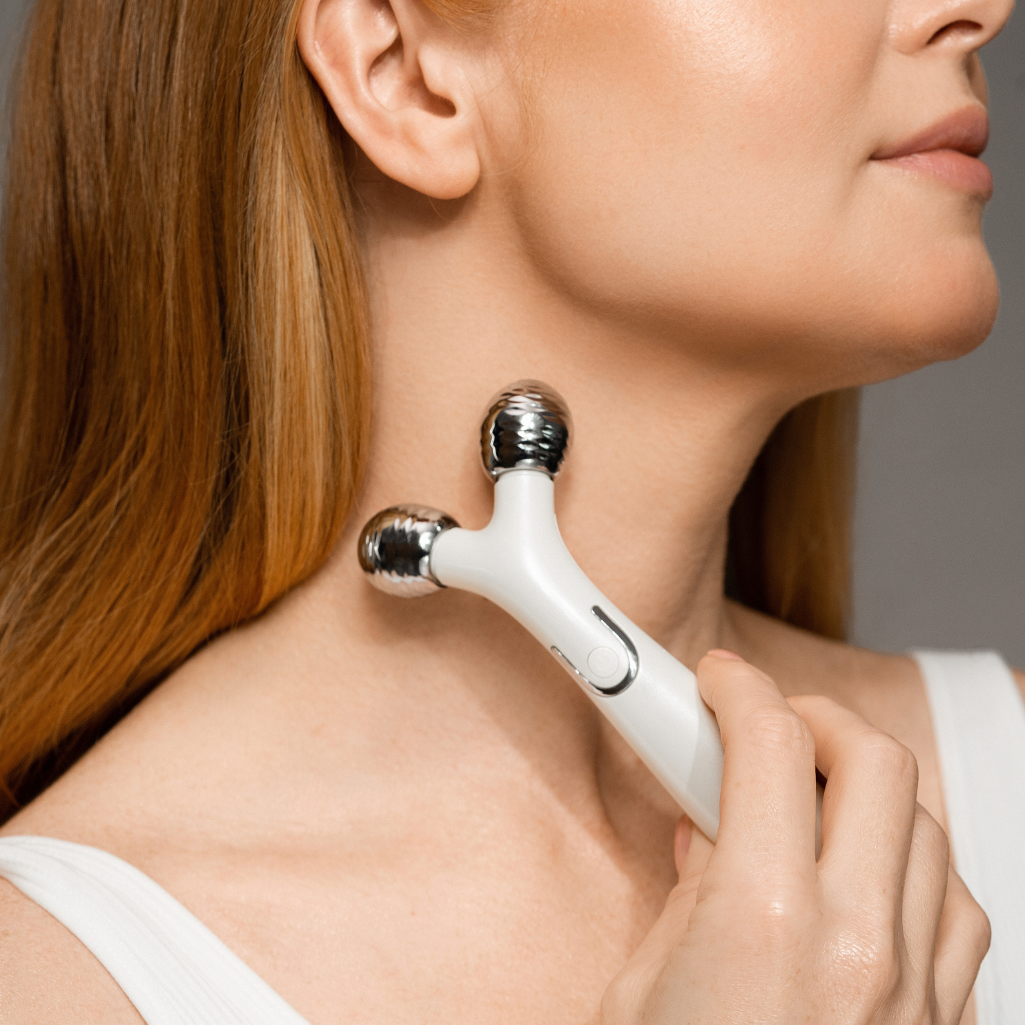 Visible skin improvement with AMREETA facial toning device